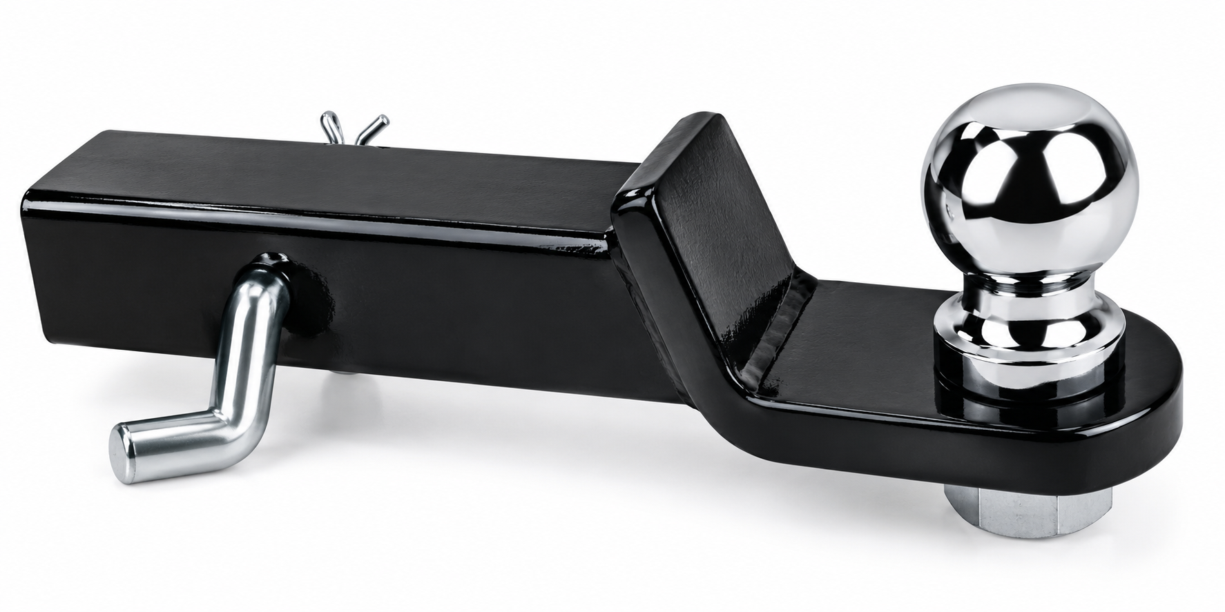 Trailer hitch ball mounts including drop hitch and adjustable ball mounts for 2 inch receivers